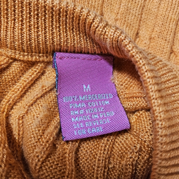 Duck & Hyde Womens Lightweight Crewneck Pullover Sweater Orange Size Medium - Picture 4 of 6